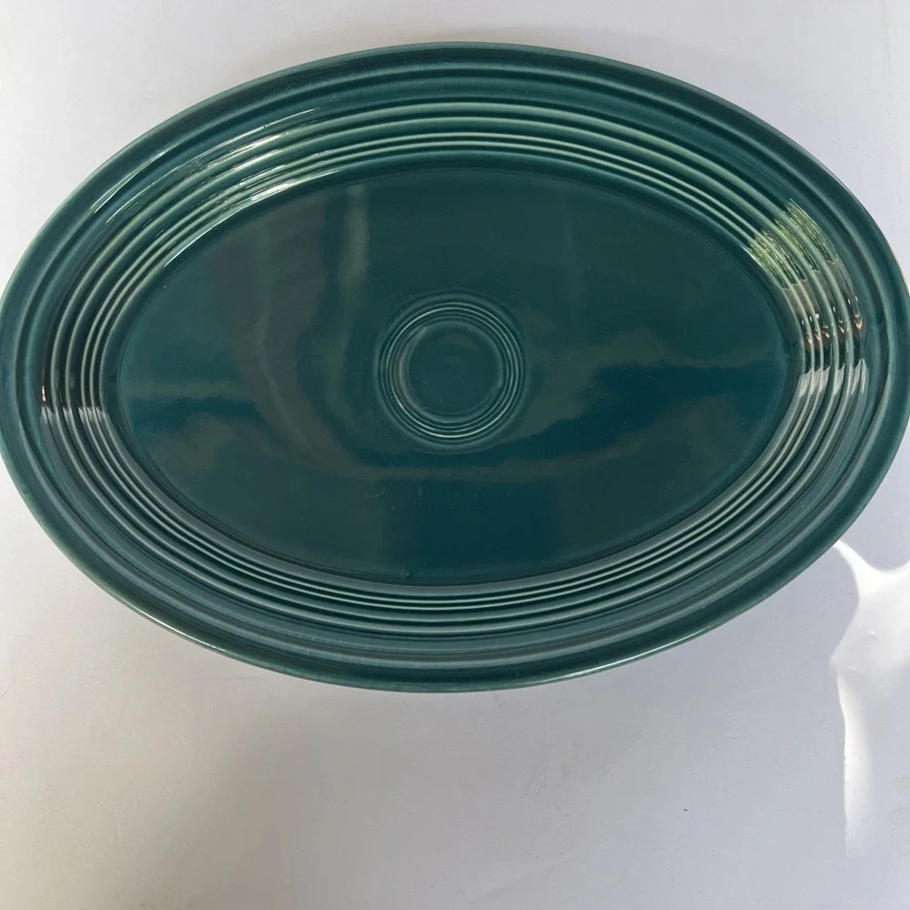 VTG Fiesta Juniper Oval Serving Platter 13.5